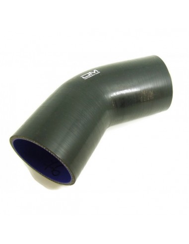 Silikoninė 45 laipsnių alkūnė 3" (76mm)