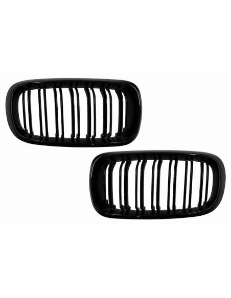 Dvigubos priekinės grotelės BMW X5 F15 X6 F16 (2014-2018) X5M X6M M-Package Sport stiliaus