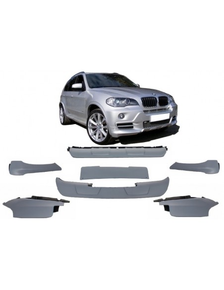 Aerodinamic buferių apdailos komplektas skirtas BMW X5 E70 (2007-2011)