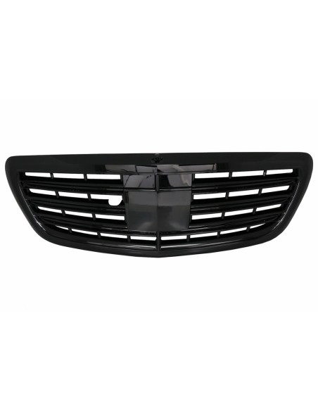Priekinės grotelės Mercedes S-Class W222 (2014-08.2020) S63 S65 stiliaus