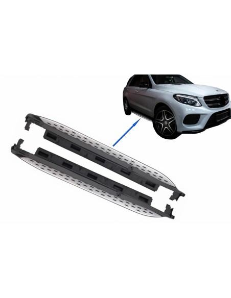 Šoniniai laipteliai skirti Mercedes Mercedes GLE W166 (2015-2018)