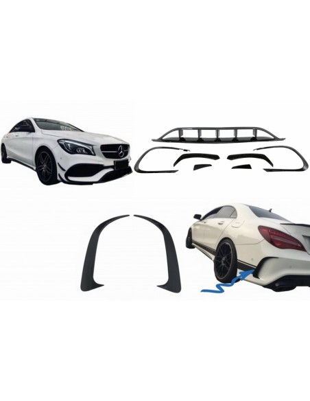CLA45 stiliaus kebulo apdailos komplektas skirtas Mercedes CLA W117 Facelift (2016-2018)