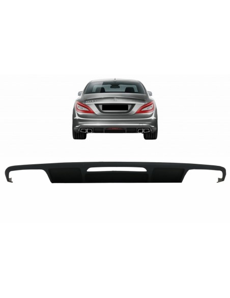 Galinio buferio difuzorius Mercedes CLS Sedan W218 (2011-2017) tinka tik AMG Sport Line