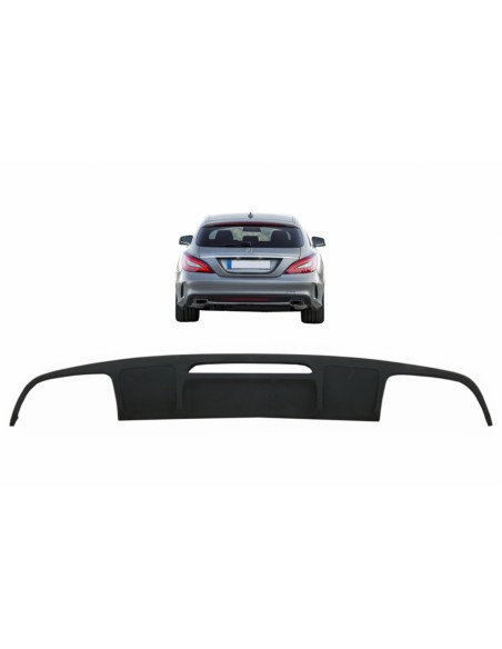 Galinio buferio difuzorius Mercedes CLS Sedan W218 (2012-2017) tinka tik standartiniam buferiui