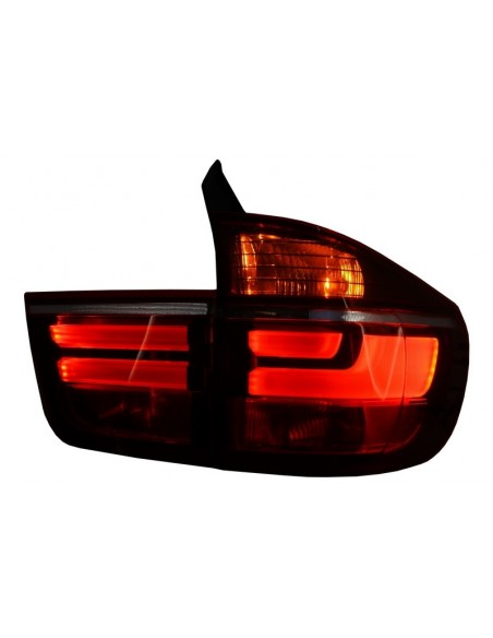 LCI Facelift stiliaus LED galiniai žibintai skirti BMW X5 E70 (2007-2010)