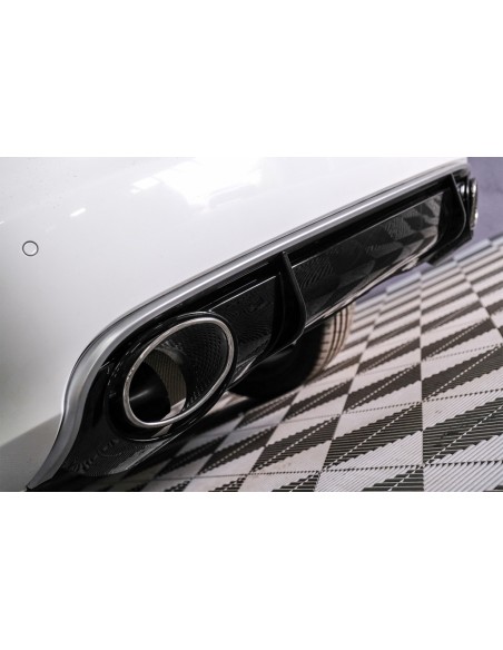 RS4 stiliaus galinio buferio difuzorius Audi A4 B8 B8.5 Facelift (2012-2015)