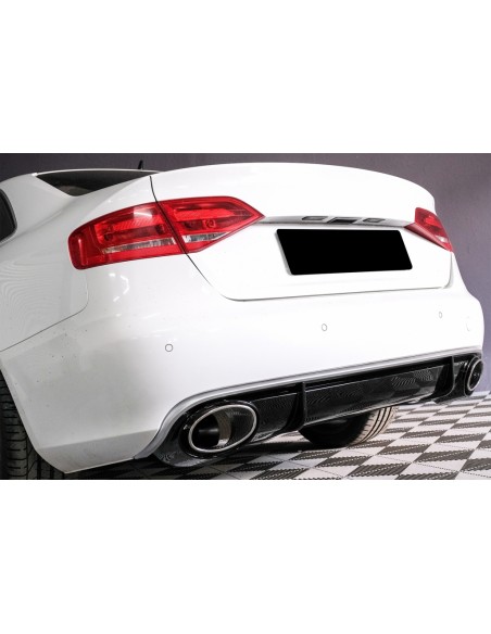 RS4 stiliaus galinio buferio difuzorius Audi A4 B8 B8.5 Facelift (2012-2015)