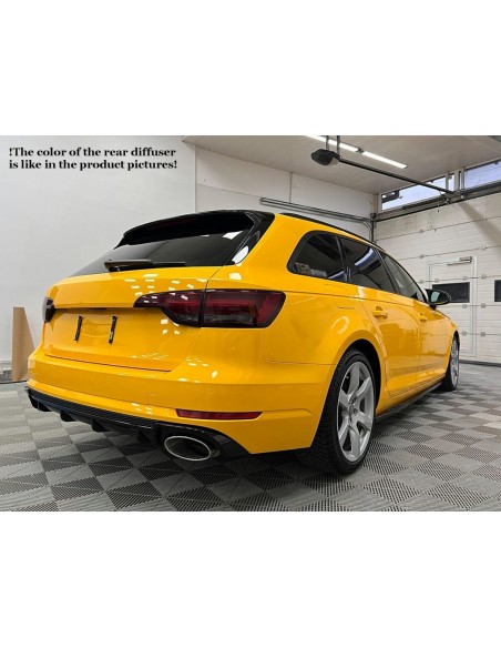 RS4 stiliaus galinio buferio difuzorius skirtas Audi A4 B9 (2016-2018)