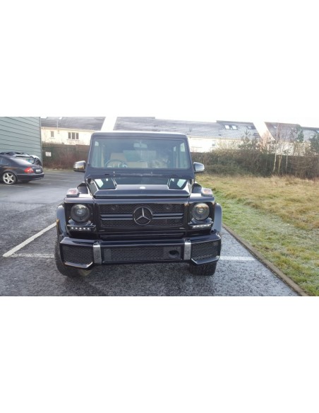 Bi-Xenon stiliaus priekiniai žibintai skirti Mercedes G-Class W463 (1989-2012), juodi