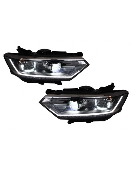 LED Matrix stiliaus Full LED priekiniai žibintai su dinaminiai posūkiais skirti VW Passat B8 (2014-2019)