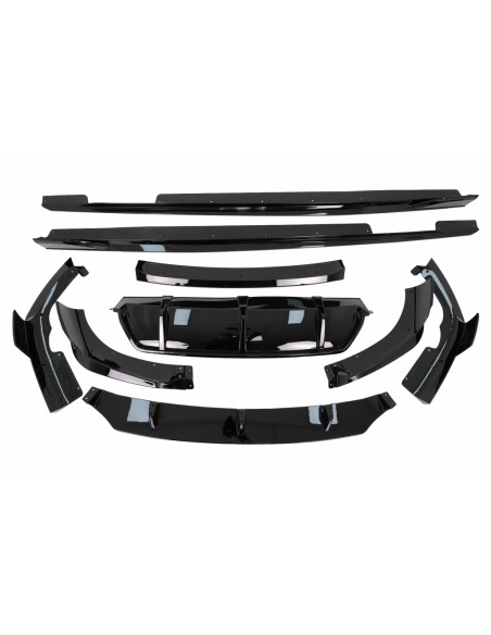M-Tech stiliaus kebulo apdailos komplektas skirtas BMW X6 G06 (10.2019-03.2023), juodas blizgus