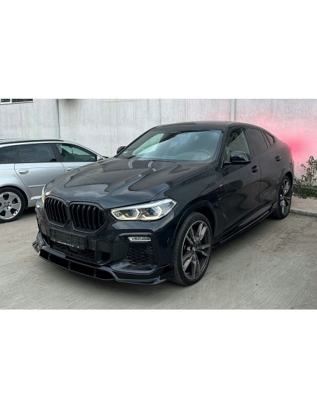 M-Tech stiliaus kebulo apdailos komplektas skirtas BMW X6 G06 (10.2019-03.2023), juodas blizgus