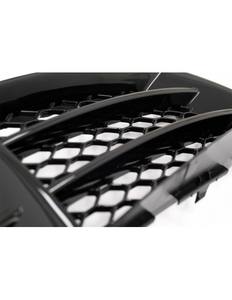 RS5 stiliaus priekinio buferio apatinės grotelės skirtos Audi A5 8T (2007-2016)