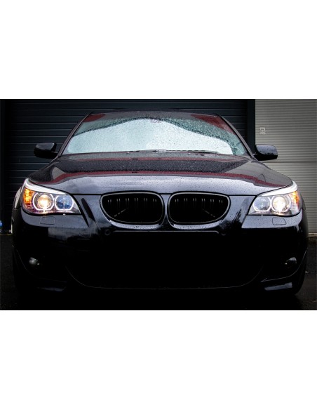 LCI stiliaus LED Dayline priekiniai žibintai skirti BMW 5 Series E60 E61 (2003-2007)