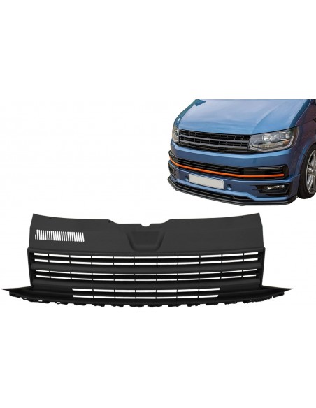 Priekinės grotelės skirtos VW T6 (2015-2019), juodos matinės