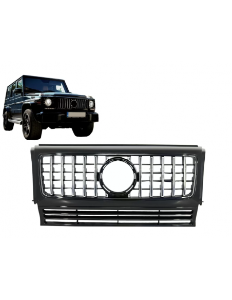 GT-R Panamericana stiliaus priekinės grotelės Mercedes G-Class W463 (2002-2017)